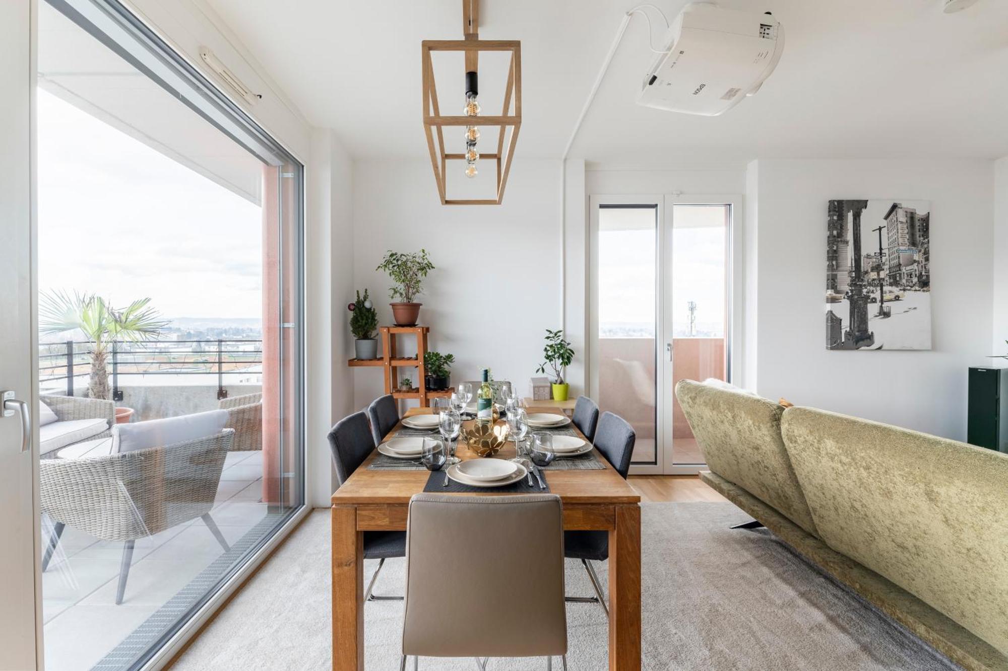 Edler Wohnraum Panoramablick 3 Sz Boxspringbetten, E-Ladestation, Kaffeevollautomat, Klima, Lift, Terrasse & 2Xtg 格拉茨 外观 照片