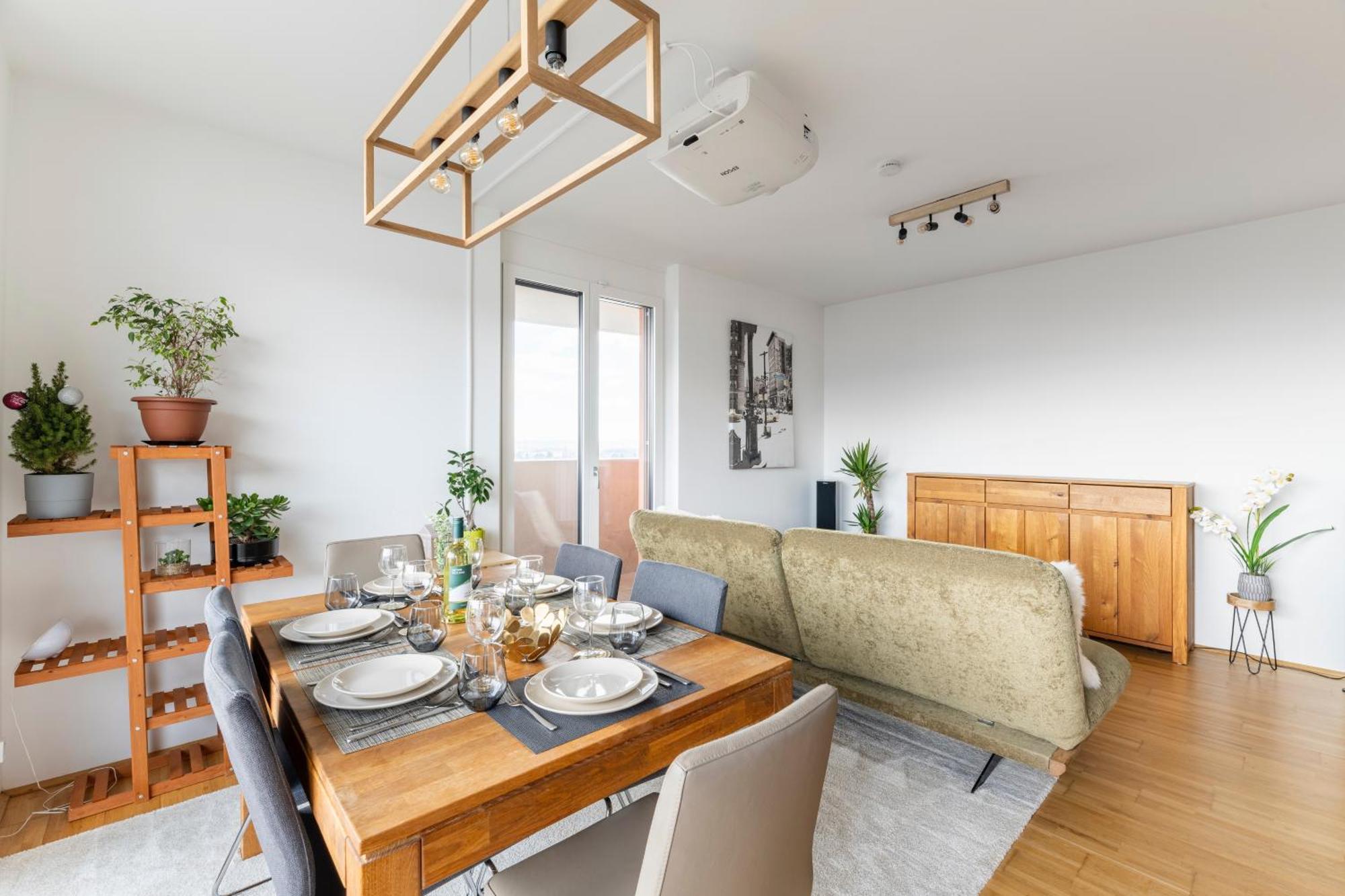 Edler Wohnraum Panoramablick 3 Sz Boxspringbetten, E-Ladestation, Kaffeevollautomat, Klima, Lift, Terrasse & 2Xtg 格拉茨 外观 照片