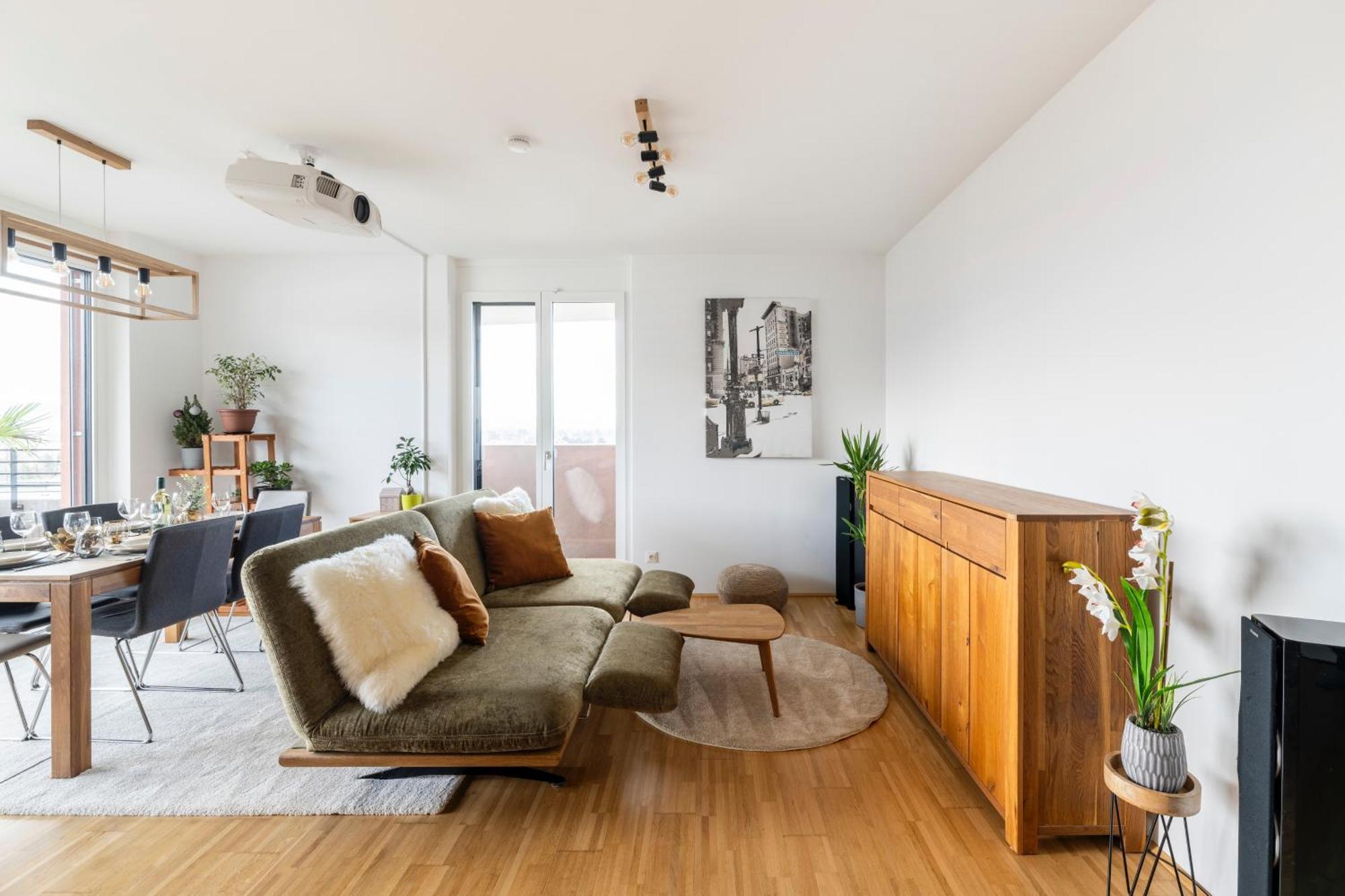 Edler Wohnraum Panoramablick 3 Sz Boxspringbetten, E-Ladestation, Kaffeevollautomat, Klima, Lift, Terrasse & 2Xtg 格拉茨 外观 照片